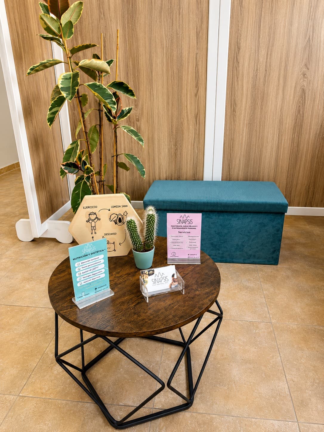Sala de fisioterapia y ejercicio terapéutico de Sinapsis en Iniesta